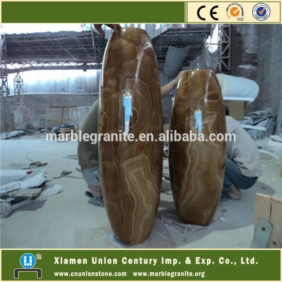 Big Natural Onyx Stone Vase