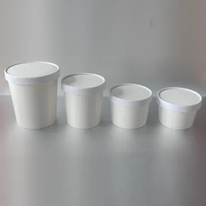 Eco-Friendly Logo Printing Soup Cups & Paper Bowls