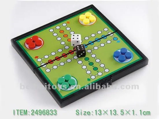 Portable Magnetic Ludo Board Game