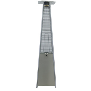 Dropship Wholesale Stainless Steel Pyramid Patio Gas Heaters in Powder Coated Steel