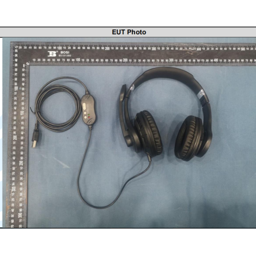 Wired Foldable Games Headphone with Volume Control Mic