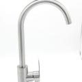 Hot sale gaobao deck mount brass cold water slow open pedal kitchen faucet