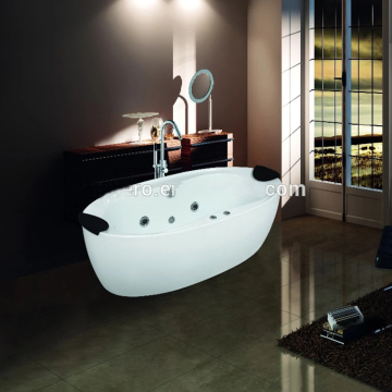 Modern Whirlpool Bathtub with Ladder for Hotels and Homes