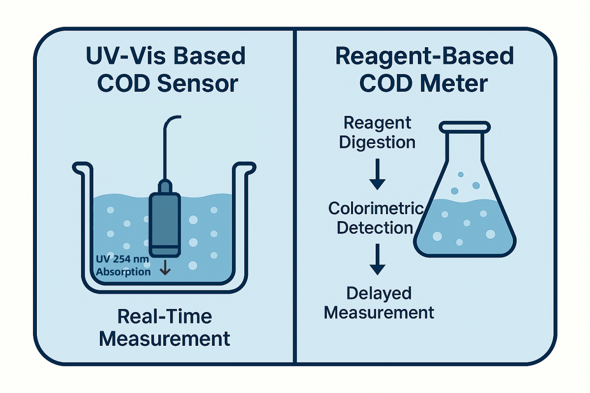 UV-Vis COD Sensor vs Reagent-Based COD Meter 