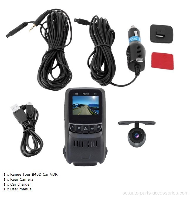 Dual Lens Mini DVR Vehicle Full 1080p Camera