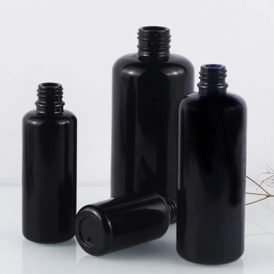 Fashionable Black Cosmetic Packaging Essential Oil Bottle