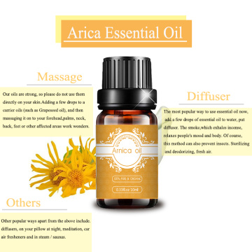 Private Label organic Arnica essential oil for skin