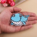 Tartaruga de peixe desenho animado de animais marinhos Patches bordados