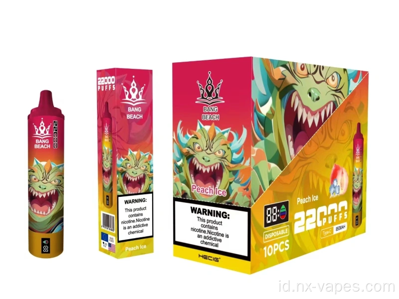 Bang Beach 22000 Puffs sekali pakai grosir vape