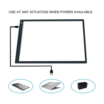 Gráficos de Suron LED Tabling Tablet Tablero con escala