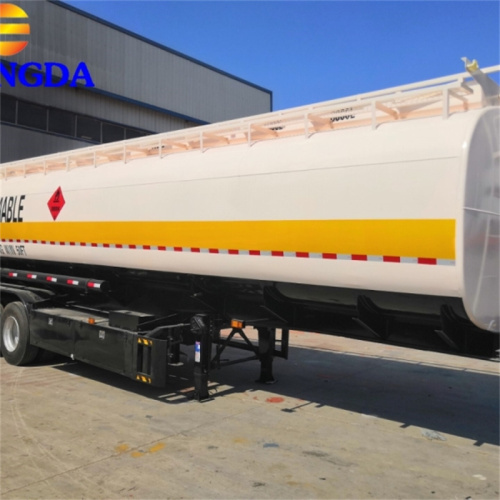 3 Compartment 6000L Stainless Fuel Tank Trailer