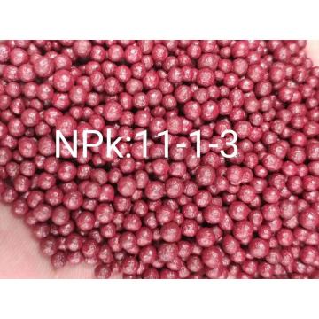 NPK Fertilizante orgânico granular na agricultura