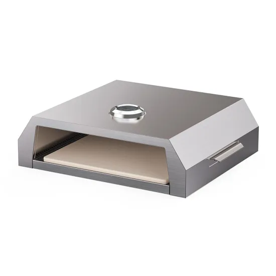 Esun Portable Stainless Steel Pizza Box Use with Charcoal Pellet Wood or Gas Fueled Pizza Oven