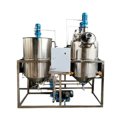 Automated Peanut Oil Refining Machine & Sunflower/Soybean Oil Refining Equipment