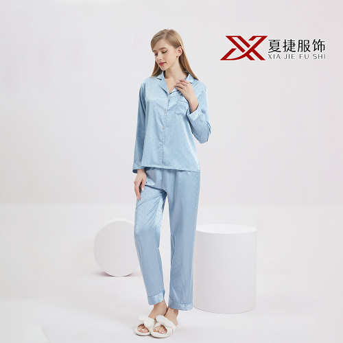 Туманна-блакітны атласны набор у кропку