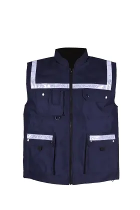 navy blue safety pockets jacket cool design