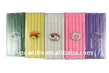 8" Spiral Tapered Candle (12-in-1)
