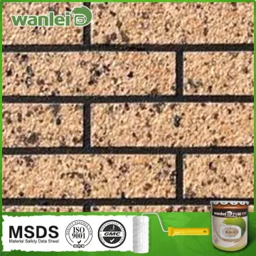Rustic colors good flexibility exterior texture brick paint