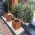 Corrugated Garden Square Planters