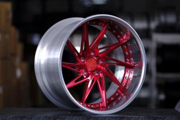 two-pieces forged wheel car use alloy wheel