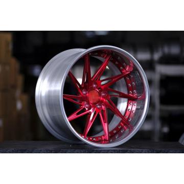 two-pieces forged wheel car use alloy wheel
