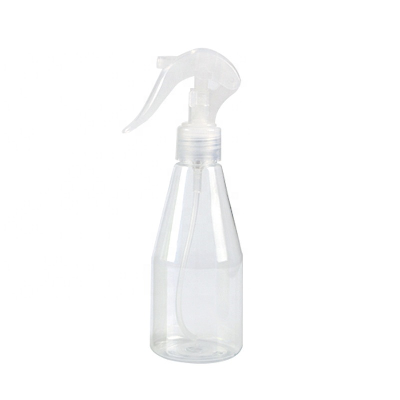 brown amber plastic packaging trigger spray bottle