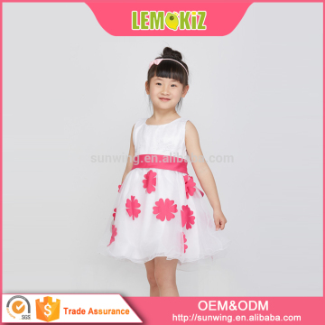 Sunwing Lemokiz Tulle Bowknot Wedding Flower Girl Dress Size 100-140cm