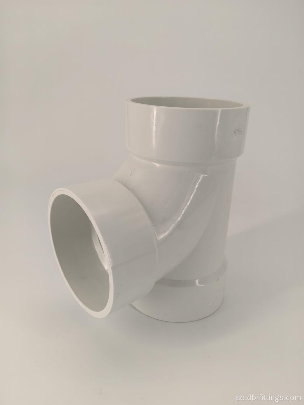 White UPC DWV PVC Fittings Sanitary Tee