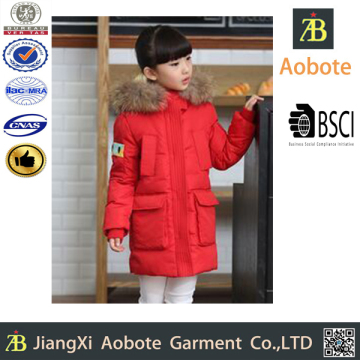 2016 Hot Saling Medium Style Hoody Kid Down Jacket