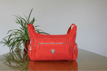 Nylon Lady Contrast Color Bag