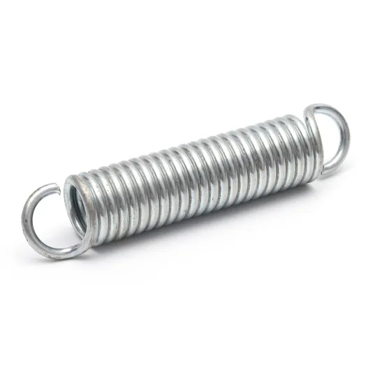 High Precision Customized Non Standard Stainless Steel Black Double Hooks Tension Spring