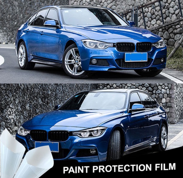 3 Layers Clear Paint Protection Film Vinyl Wrap Car Sticker Auto-Repair PPF  Transparent Car Paint Shield Size 1.52x15m/roll