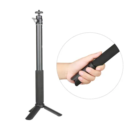 Portable Foldable Desktop Stand: Ideal for Selfie Sticks, Monopods, and Camera Supports