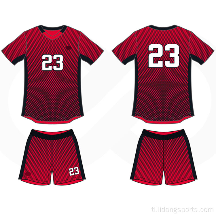 Soccer Jerseys Sublimation Pagpi -print ng mga pasadyang shirt ng football