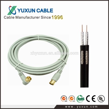 RG6 Twin satellite cable with F-connectors