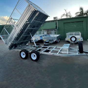 Waste Disposal Low Profile Heavy Duty Galvanized Dump Trailer