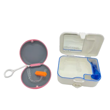 Orthodontic Storage Cleaning Bath Ortho Retainer Case