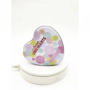 Custom Tin-plated Iron Heart-shaped Tin Box