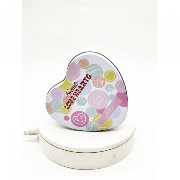 Custom Tin-plated Iron Heart-shaped Tin Box