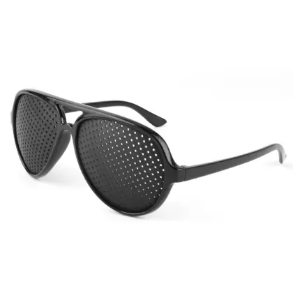 Anti-Myopia Pin Hole Sunglasses for Eye Exercise and Care