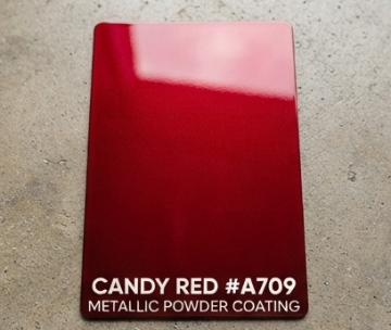 Candy Red Powder Coating One Coated Magic Color