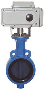 Electric Wafer Type Butterfly Valve electric actuator for butterfly valve