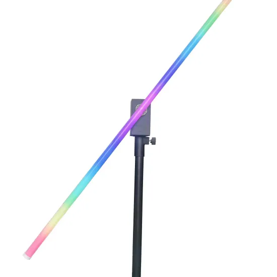 Kinetic  rotating led pixel lighting 360 degree moving head night club RGB led rotation tube light for events