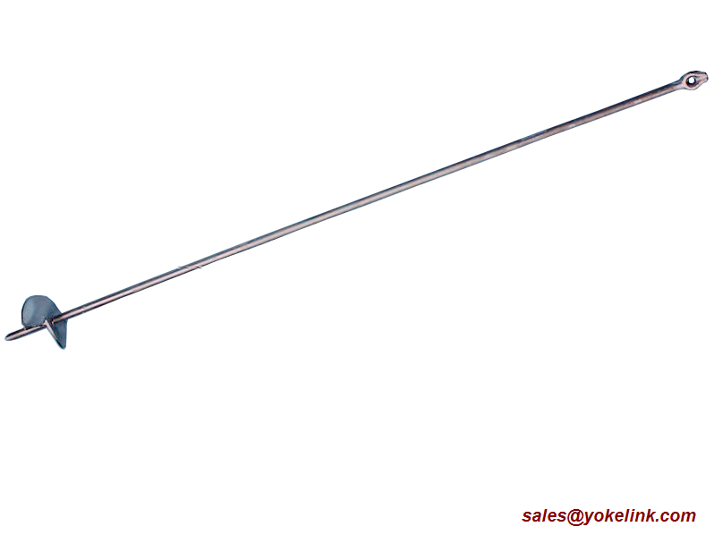 3/4"X54" csavarkulcs nélküli csavaros horgony 4" csavarvonal