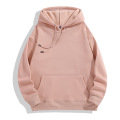 Rosa fleece varm kvinnors ridning hoodie tröja