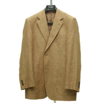 Men's suits, polyester/wool fabric, exported to EU and USA markets