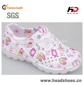 EVA once injection transfer printing beach sport shoes HK3E329