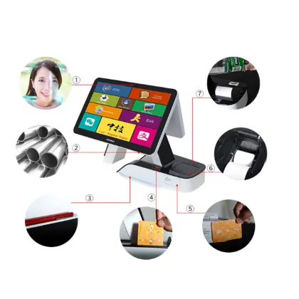 Zhongji A6 Posiflex Touch Screen POS System with Card Reader