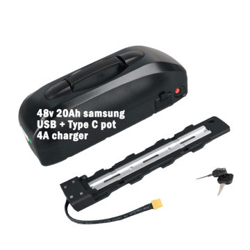 48V 20Ah Hailong Max Electric Bike Battery - Multi-Functional Lithium Ion EBike Battery