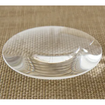 10X magnifying glass convex lens